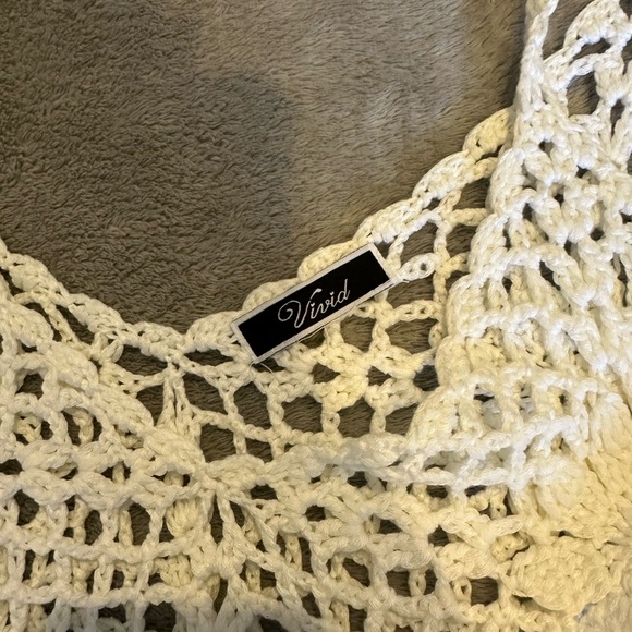 Crochet Fringe Tank Top - Picture 2 of 3